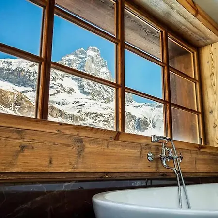 Contact Us At What App - 0041-798-079-427 To Book!! - Luxury Ski Chalet In Cervinia - Private Pool-spa فيلة *