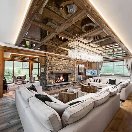 Contact Us At What App - 0041-798-079-427 To Book!! - Luxury Ski Chalet In Cervinia - Private Pool-spa 빌라